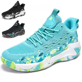 Баскетбольные кроссовки мужские Fly-woven дышащие износостойкие молодежные кроссовки для бега