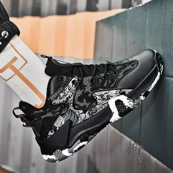 Баскетбольные кроссовки мужские новые летние сетчатые кроссовки для учеников начальной и средней школы для детей старшего возраста спортивная обувь для цементного грунта фактические армейские ботинки sn 36