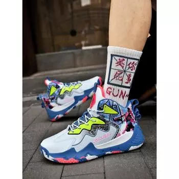 Баскетбольные кроссовки мужские новые студенческие профессиональные боевые высокие кроссовки молодежные беговые кроссовки баскетбол 35