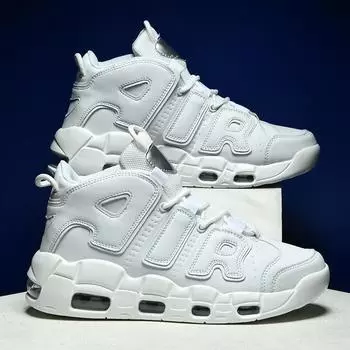 Баскетбольные кроссовки PARZIVAL Air Cushion Мужская повседневная спортивная обувь Удобные спортивные кроссовки для баскетбола Кроссовки для бега 38 белый