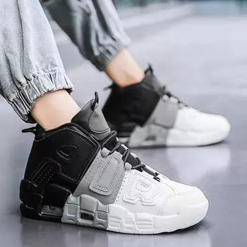 Баскетбольные кроссовки Pippen High-Top Air Cushion — нескользящие, износостойкие, в спортивном стиле унисекс для отдыха. 38