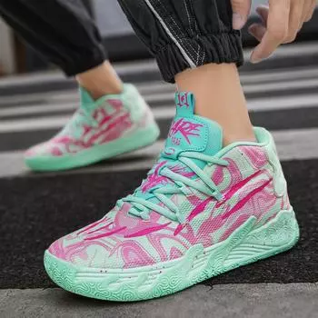 Баскетбольные кроссовки третьего поколения для мужчин с высоким верхом, спортивные кроссовки для студентов, для улицы, для цементного покрытия, для реальных боевых действий 36