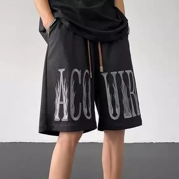 Баскетбольные спортивные шорты мужские летние новые свободные повседневные спортивные штаны для центра M