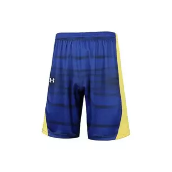 Баскетбольные вязаные шорты Under Armour с контрастной панелью и логотипом, мужские штаны, королевский-синий 22500203-400 L