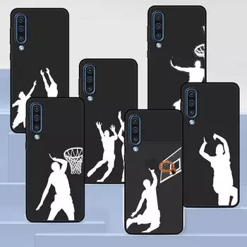 Баскетбольный чехол Dunk Star Slam для Samsung Galaxy A50 A10 A70 A30 A20e A40 A20s A10s A10e A90 5G A80 A9, мягкий черный чехол для телефона Samsung A90 5G