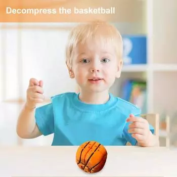 Баскетбольный куб-головоломка игрушка для детей и взрослых мини-куб в форме баскетбольного мяча сенсорный ерзающий