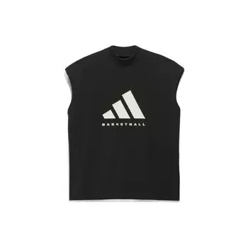 Баскетбольный мяч Adidas Originals Trefoil: Глава 02 Безрукавка Ретро Спортивная майка Унисекс Топы Чистый IK0003 XL