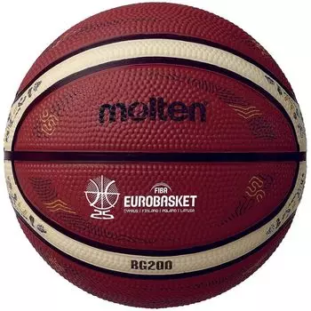 Баскетбольный мяч Molten Eurobasket 2025 Модель Мини Резиновый Мини-мяч B1G200-E5Z