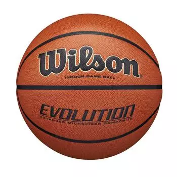 Баскетбольный мяч Wilson EVOLUTION WTB0516 7 Нет. Шар/диаметр приблизительно. 24,5 см Оранжевый/Черный чёрный