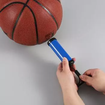 Баскетбольный насос с игольчатым соплом и удлинителем. Система накачивания с помощью шланга. Эргономичный быстрый воздушный насос для футбола, волейбола, мячей для регби, плавания. A