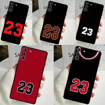 Баскетбольный номер 23 чехол для Samsung Galaxy S22 S23 S24 Ultra Note 20 10 S8 S9 S10 Plus S21 S20 FE мягкий чехол Galaxy S10