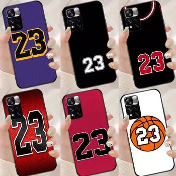 Баскетбольный номер 23 для Xiaomi Redmi 10 9T 9C 9A 9, чехол для Redmi Note 9 10 11 Pro Note 8T 9S 10S, чехол для телефона Redmi 7