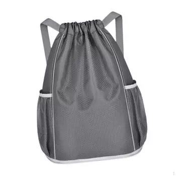 Баскетбольный рюкзак, повседневная спортивная сумка для путешествий, плавания, футбола, пляжа, улицы серый