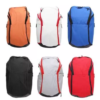 Баскетбольный рюкзак с отделением для ноутбука и мячей, большой вместимостью, с разделением для влажной и сухой одежды, водонепроницаемый White Red