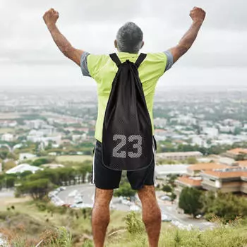 Баскетбольный рюкзак сумка для мужчин и женщин стильный перенос оборудования для спортзала S 26cmx37cm