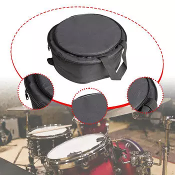 Bass Drum Bag Case Professional Travel Protection Oxford Cloth Thickened Carry Handle Soft
