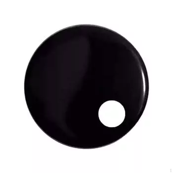 Bass Drum Resonant Head 22 with Opening for A Fuller and Deeper Tone Enhancing Resonance Effect