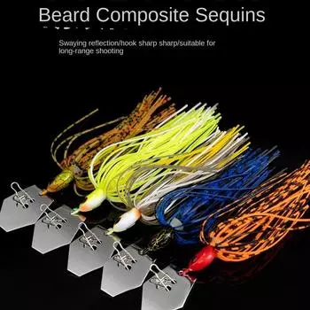 Басс Щука Судак Buzzbait 5g 7g Spinner Bait 2024 Beard Fishing Lure Sea Fishing