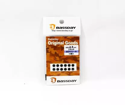 Bassday Live Eye Seal 3D Diameter 4.5mm Black (8504)