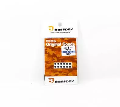 Bassday Live Eye Seal 3D Диаметр 3 мм Черный (8481)