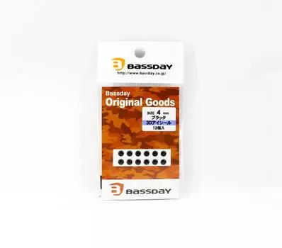 Bassday Live Eye Seal 3D Диаметр 4 мм Черный (8498)