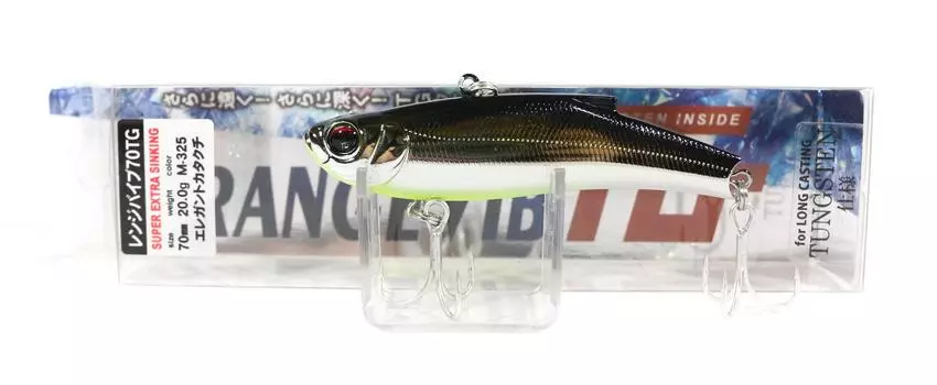 Bassday Range Vibe 70 TG Экстра тонущая виброприманка M-325 (9015)