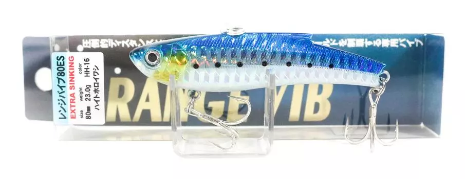 Bassday Range Vibe 80 ES Экстра тонущая виброприманка HH-16 (1302)