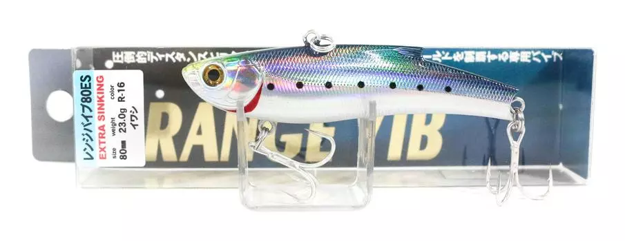 Bassday Range Vibe 80 ES Экстратонущая Вибрационная Приманка R-16 (1029)