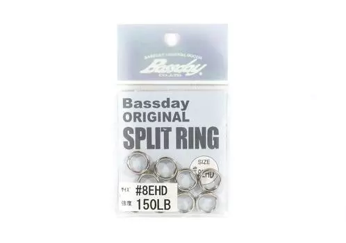 Bassday Split Rings Extra Heavy Duty Размер 8 150 фунтов (7088)