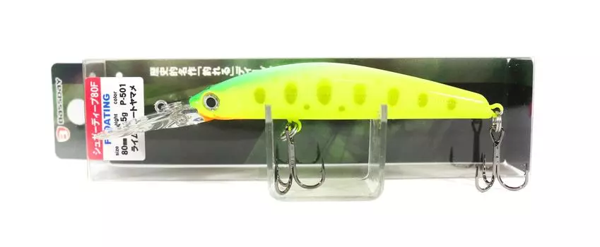 Bassday Sugar Deep 80F Плавающая приманка 8,5 грамма P-501 (0729)