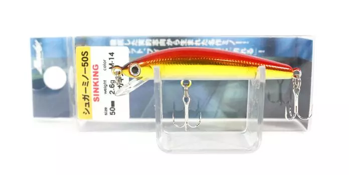 Bassday Sugar Minnow 50S Тонущая приманка 2,6 грамма М-14 (0184)