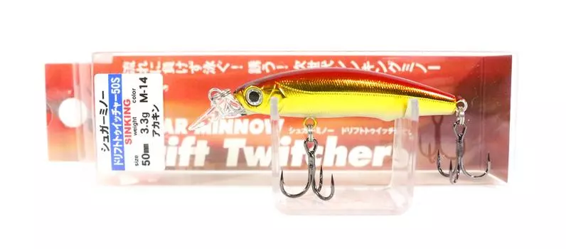 Bassday Sugar Minnow Drift Twitcher 50S Тонущая Приманка M-14 (7046)