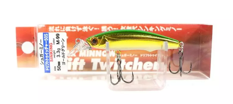 Bassday Sugar Minnow Drift Twitcher 50S Тонущая приманка M-99 (7220)