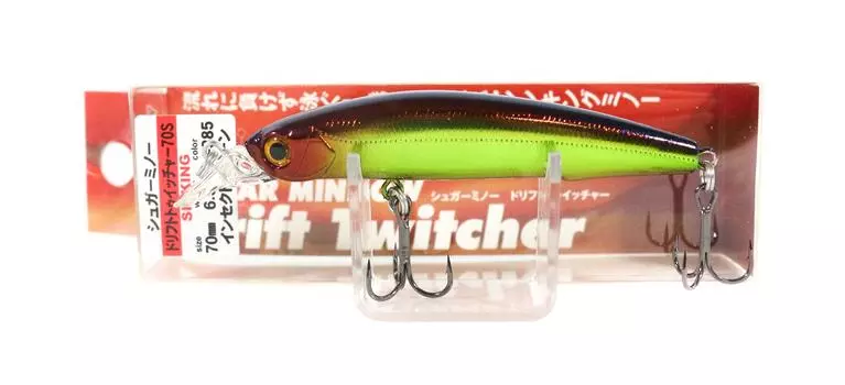 Bassday Sugar Minnow Drift Twitcher 70S Тонущая Приманка M-385 (6414)