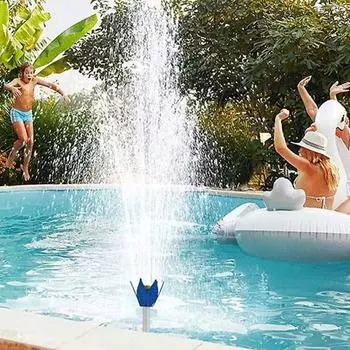 Бассейн Цветок Водопад Фонтан Регулируемый Открытый Надземный Подземный Бассейн Спринклер Распылительное Устройство Аксессуары Для Бассейна синий