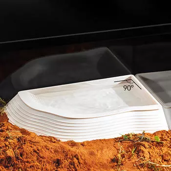 Бассейн для купания рептилий, чаша для аквариума, украшение для кормления черепахи S