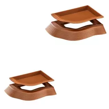 Бассейн для купания рептилий Декор для террариума Аксессуары для амфибий Миска для воды для рептилий Геккон Черепаха Змея Бородатая агама Леопард S