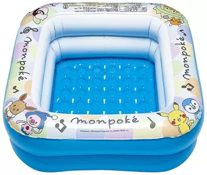 Бассейн Igarashi Monpoke 90 x 90 x 29 см, синий, маленький (раздутый размер) АГА-081
