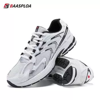 Bassploa мужские кроссовки модные ретро сетчатая поверхность дышащая противоскользящая одежда легкая мужская уличная спортивная мужская обувь для отдыха