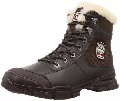 BASSWOOD Cold Weather Bean Boots Boa Inner Snow Outdoor Climbing Водоотталкивающая обувь Winter Brown 26 см [Bearpaw] Мужская коричневый
