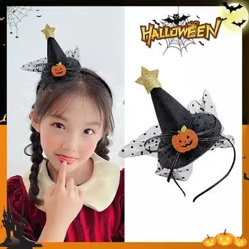 Bat Bat Headband Star Pumpkin Hairband Fashion Halloween Hair Hoop Festival F