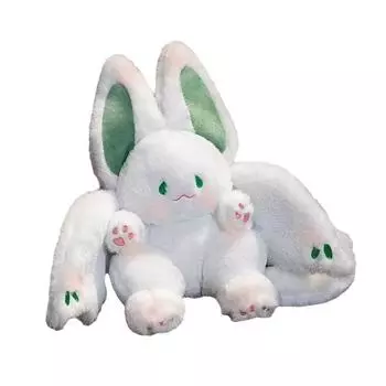 Bat Plush Toy Manta Kawaii Animal Creative Plushie Stuffed Pillow Soft Kid Toy Girl Women Christmas Gift 25Cm (including tail 35cm)