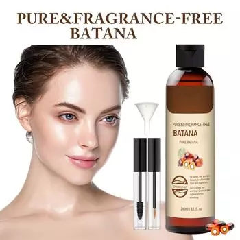 Batana Hair Growth, способствует росту волос, делая волосы, ресницы и брови гуще и пышнее. Увлажняющий крем для кожи 240 мл жёлтый