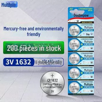 Батарейка-таблетка 3 В CR1632 для пульта дистанционного управления Toyota Camry, RAV4, BYD S6 CR1632