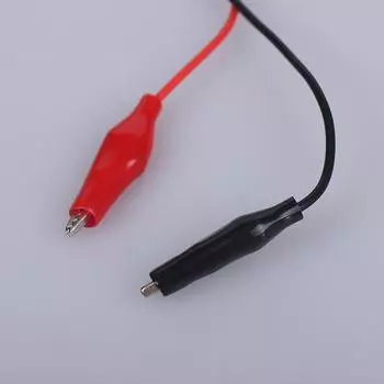 Батарейки АА с зажимами типа «крокодил» Прозрачный держатель для батареек с выключателем