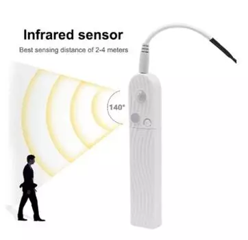 Батарейный ящик с датчиком движения и переключателем. Новый держатель батареи AAA. Чехол без батареи для светодиодной ленты. Неоновый свет. 1
