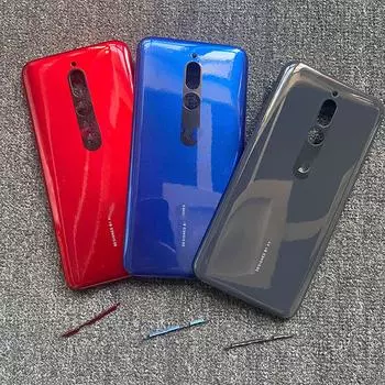 Батарея для Xiaomi Redmi 8, задняя панель корпуса, стекло задней двери, панель 6,22 дюйма, 2019, замена высокого качества синий