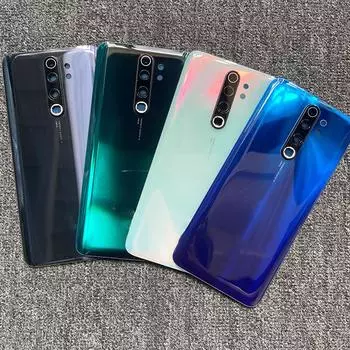 Батарея для Xiaomi Redmi Note 8 Pro, задняя стеклянная панель корпуса задней двери с клейкой наклейкой 6,53 дюйма; no lens green