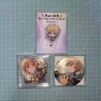 Batch) Ansta Kaoru Spotlight Corotto & White Day Heart Can Badge & Middle Star Badge