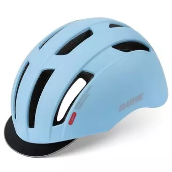 BATFOX Bicycle Helmet for Urban and Scooters with Reflective Removable Sun and Paint Coat for Men and Women Commuting, Bikes, Decals, Visor,